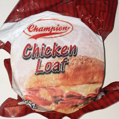 FROZEN CHAMPION CHICKEN LOAF200G