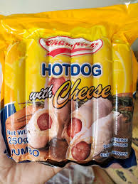 FROZEN CHAMPION HOTDOG W/ CHEESE JUMBO 250G