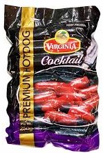 FROZEN VIRGINIA COCKTAIL HOTDOG 250G