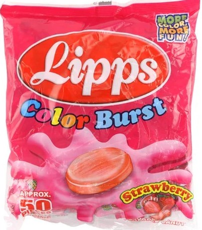 LIPPS POPSTIX STRAWBERRY 50'S