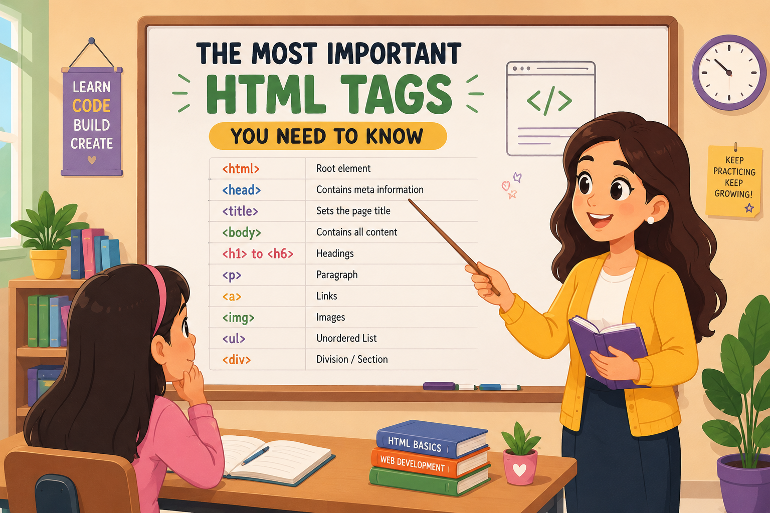 most important html tags you need to know