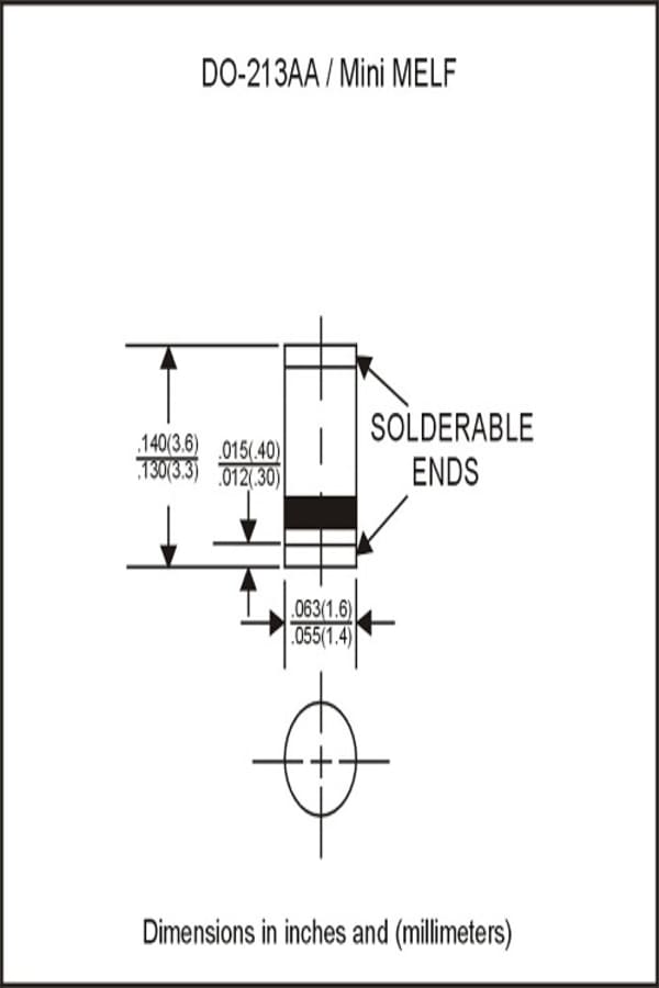 BZT55B22 GS18-22V-Minimelf