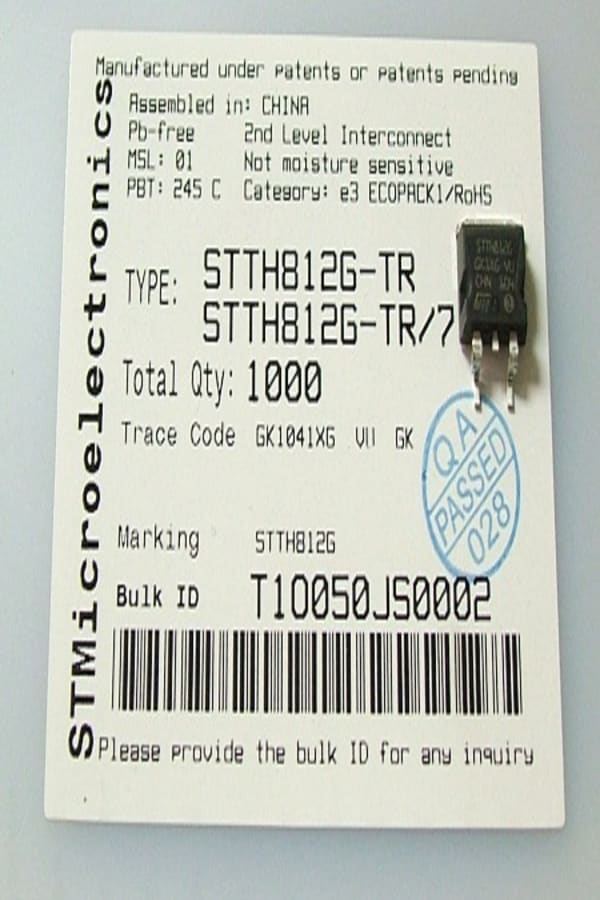 STTH812GTR BYT08-SMD