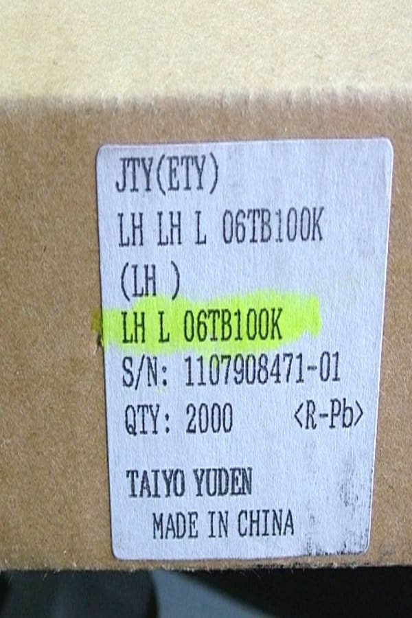 LHL06TB100K 10UH