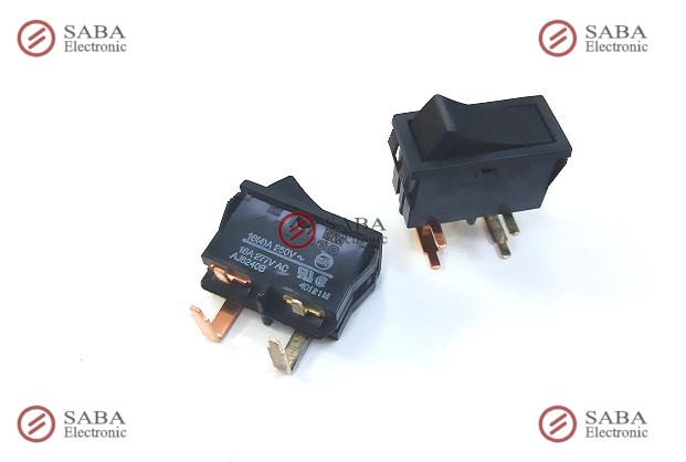 Switches Connectors AJ8240 ROCKER BLACK