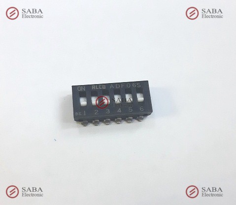 Switches Connectors DIPSWITCH SMD 6PIN