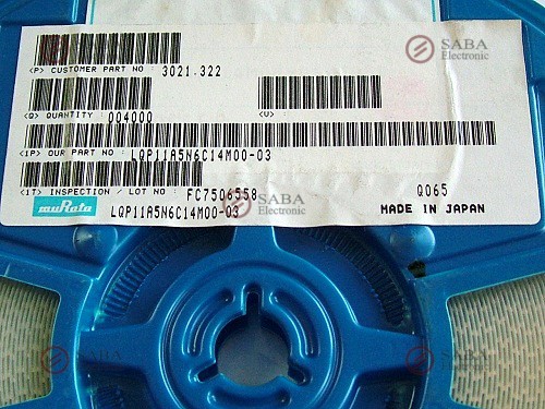 Inductors SMD Inductors and Chokes 5.6NH 0603 MURATA
