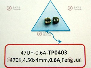 Inductors SMD Inductors and Chokes 47UH 0.6A TP0403-470K