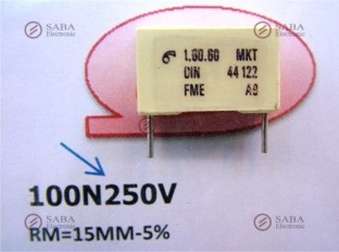 Capacitor MKT Capacitors 100NF250V 20% ARC-MKT