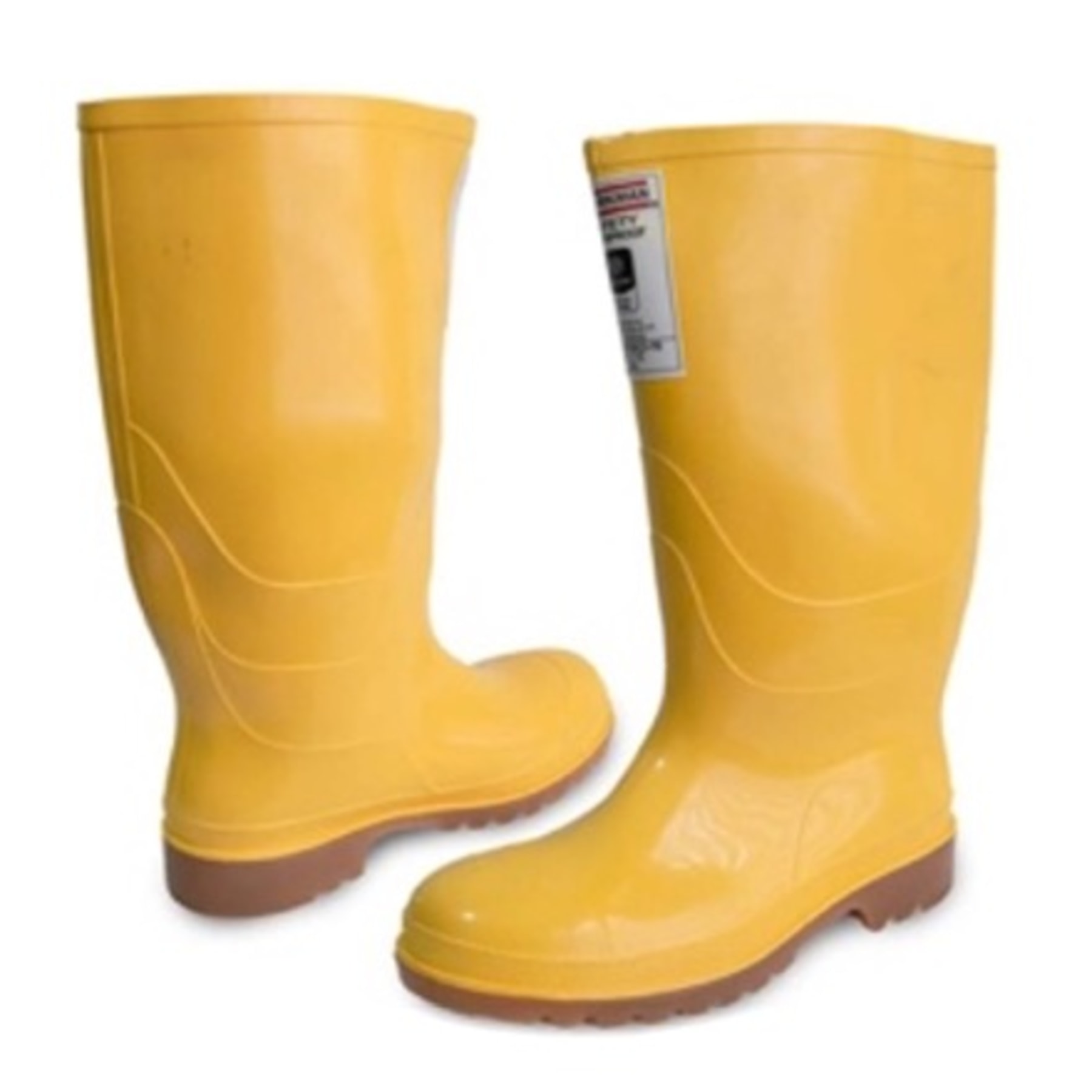Bota PVC Workman Safety Waterproof Amarilla y Negra