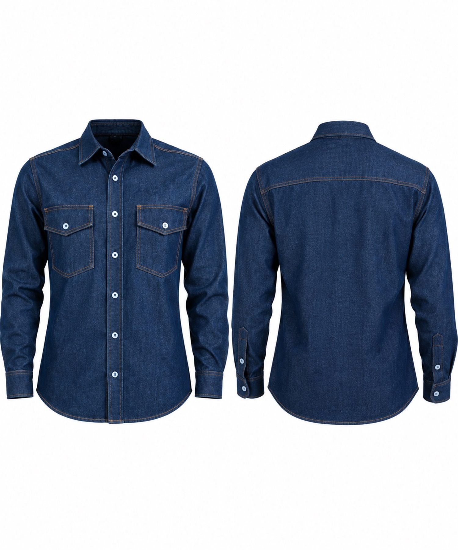 Camisa Industrial de Jean para Hombre