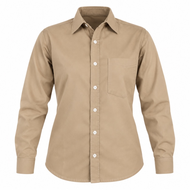 Camisa Industrial en Dril para Mujer 2