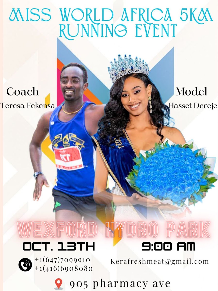 Miss World Africa 5km Run — Associations in East York
