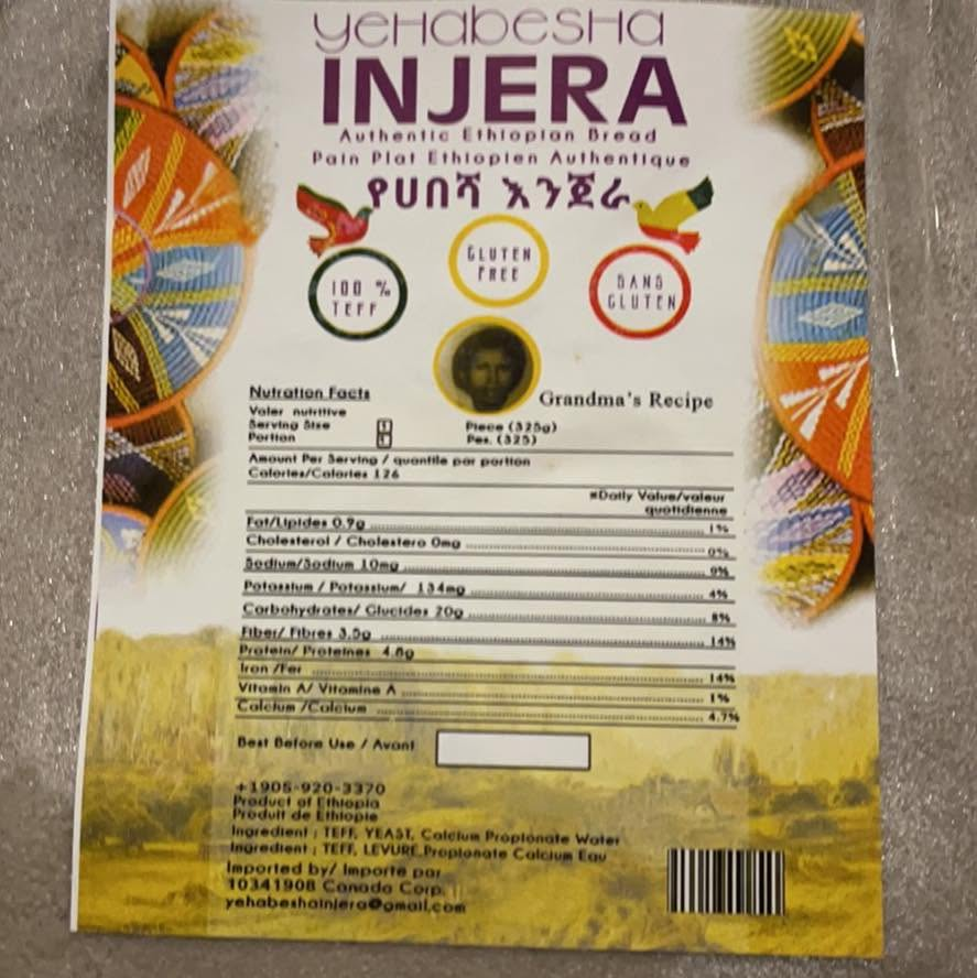 Yehabesha Injera (Toronto) β Convenience & Grocery in Toronto - Image 2