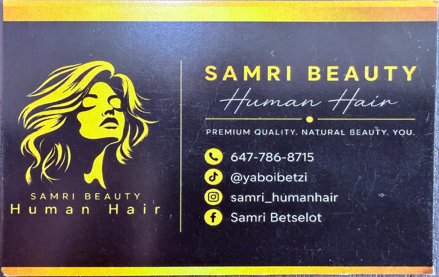 Samri Beauty Human Hair — Beauty & Spa in Ontario - Image 1