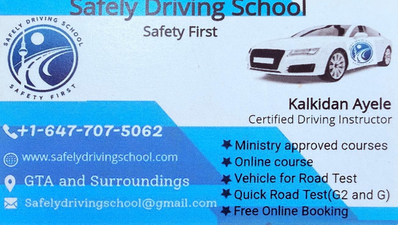 Safely Driving School — Automotive in Toronto