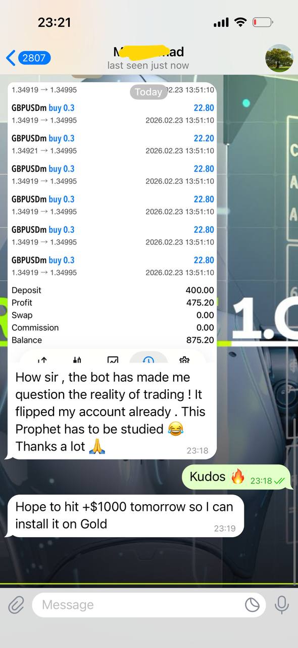 Real verified MT4/MT5 profit result 4