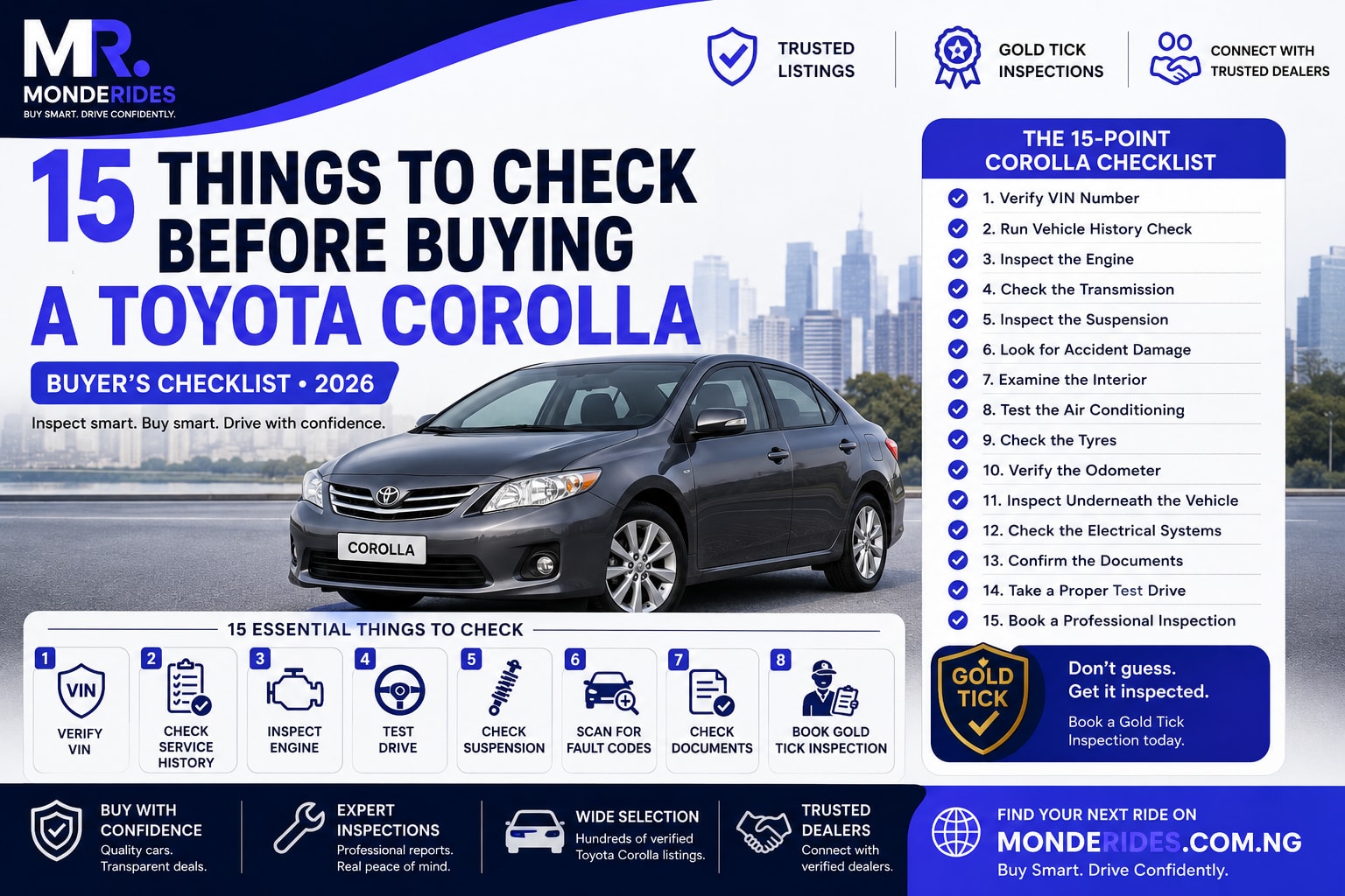 Toyota Corolla Buying Guide: 15 Things You Must Check Before Paying (2026)