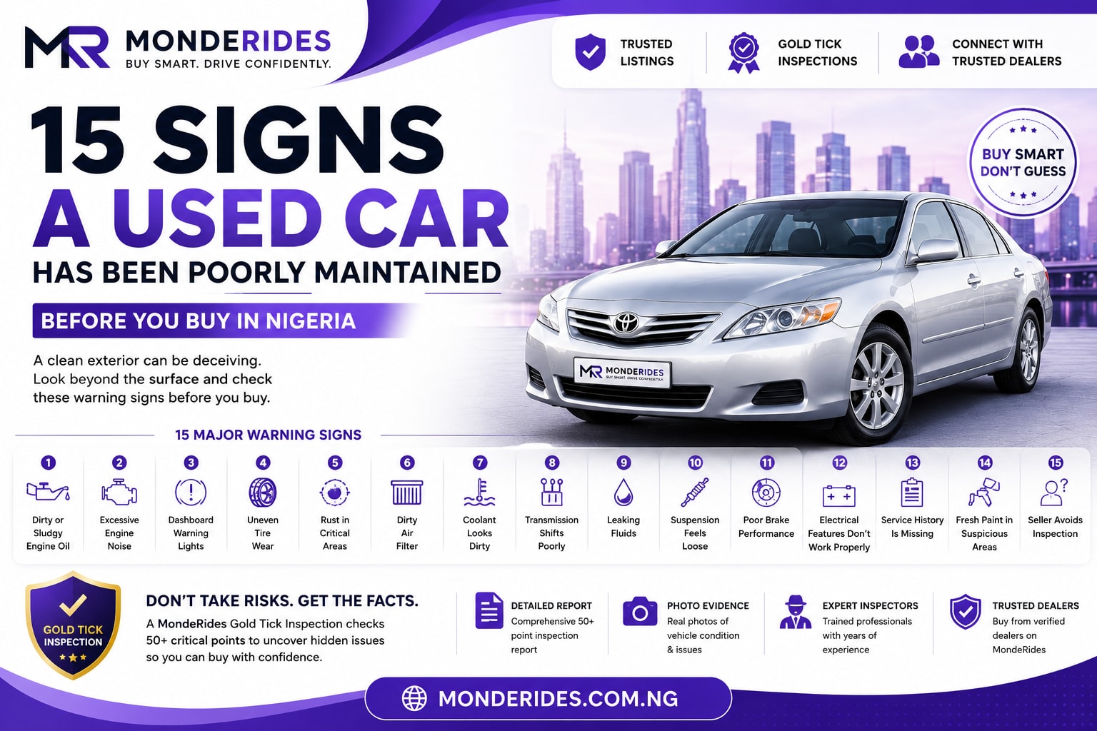 15 Signs a Used Car Has Been Poorly Maintained (Before You Buy in Nigeria)