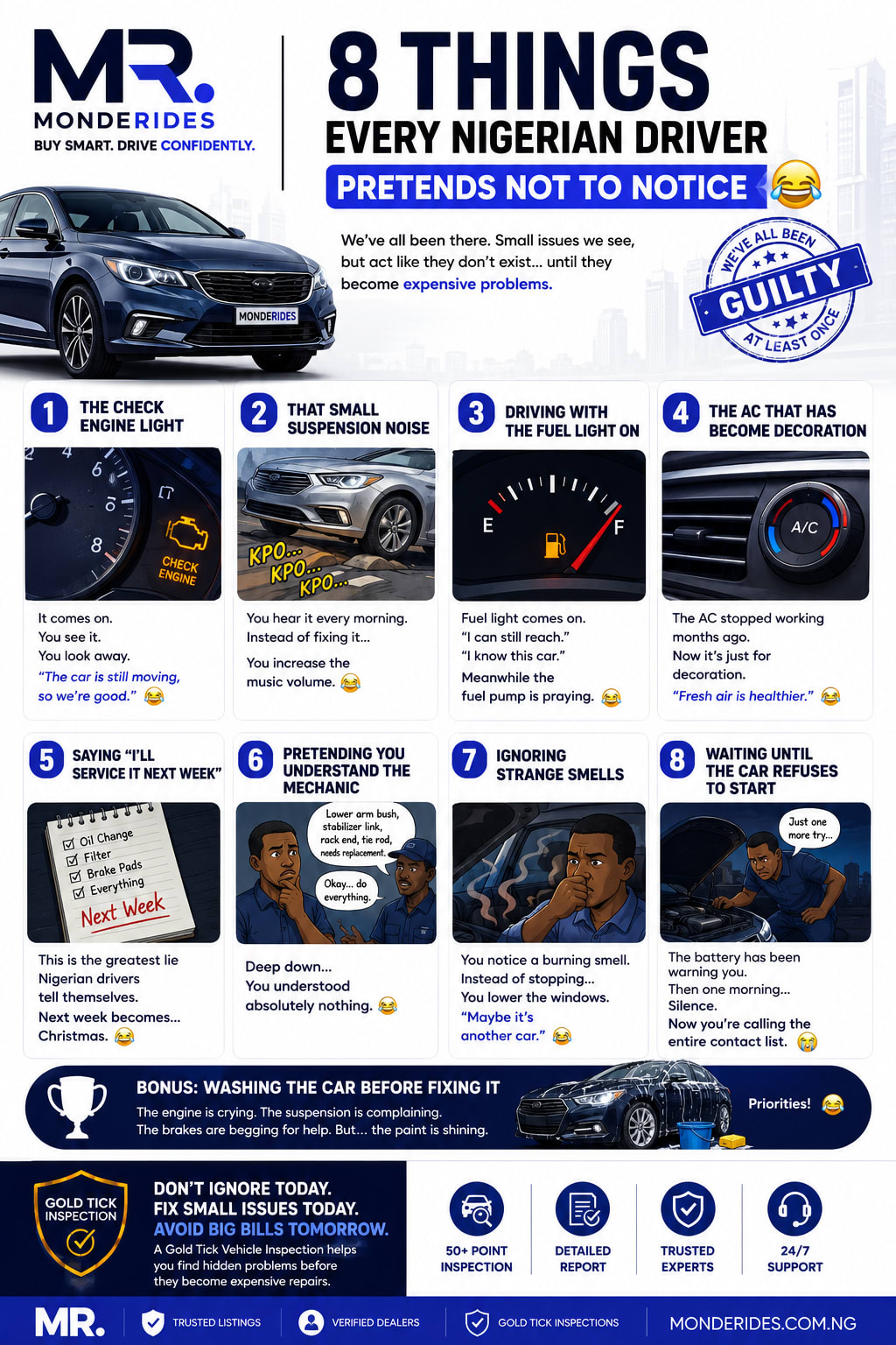 8 Things Every Nigerian Driver Pretends Not to Notice