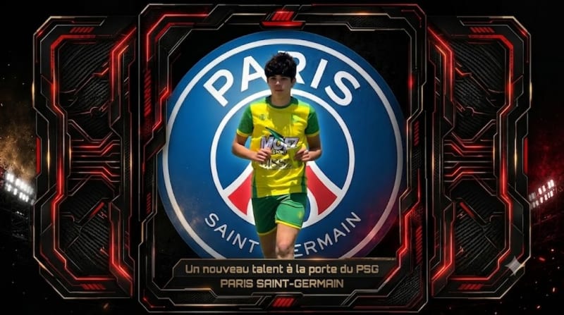 Un nouveau talent aux portes du Paris Saint-Germain"