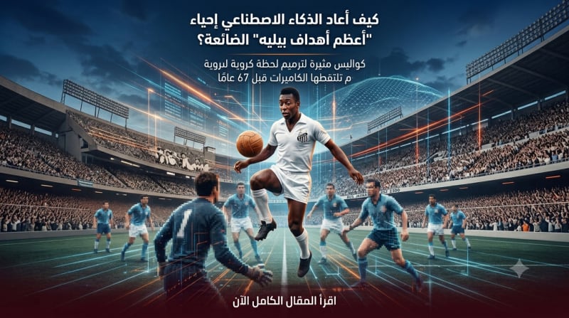 **كيف أعاد الذكاء الاصطناعي إحياء "أعظم أهداف بيليه" الضائعة؟