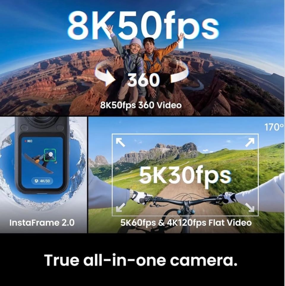 Insta360 X6 Kit estándar · Negro, foto 7