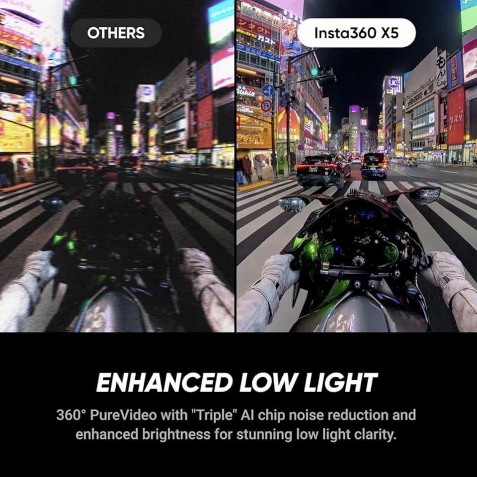 Insta360 X5 Kit con palo y tarjeta de 256 GB, foto 6