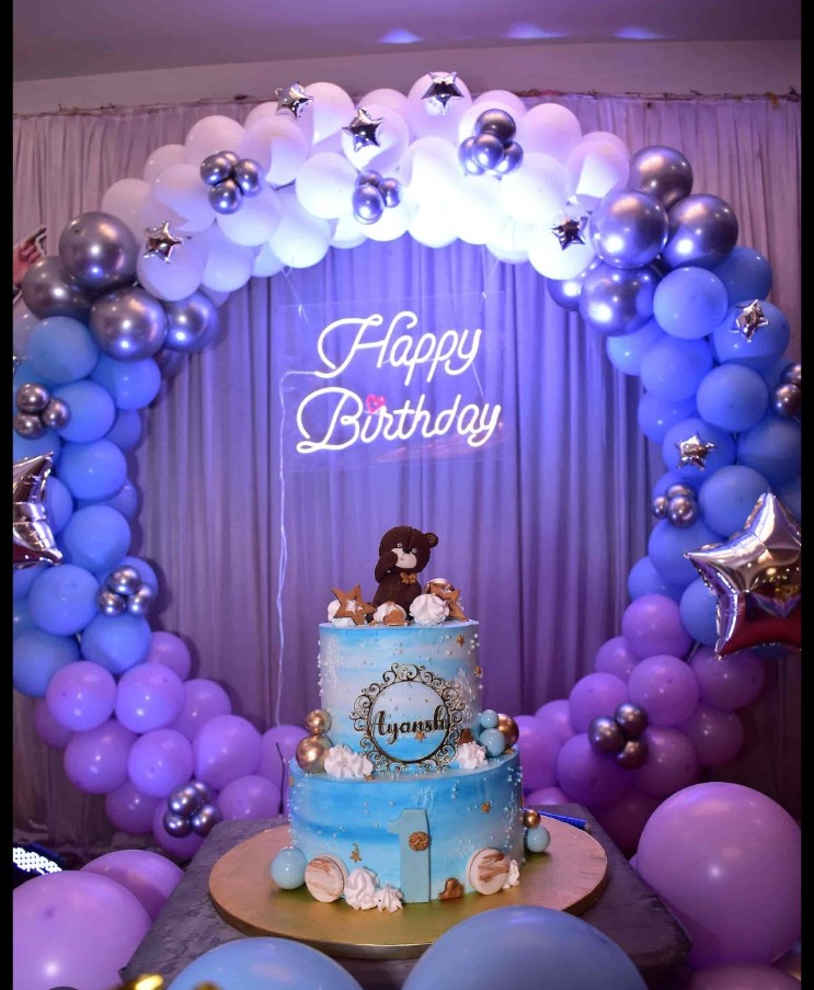 cloud events — birthday decoration