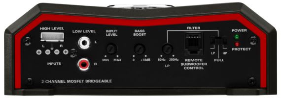 Boss Audio BE1600.2 Elite Series 1600W 2-Channel Class AB Amplifier infographic 2 of 2
