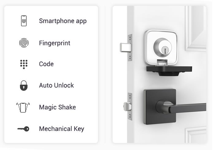 Ultraloq U-Bolt Pro Bluetooth Enabled Fingerprint & Keypad Deadbolt infographic 4 of 7