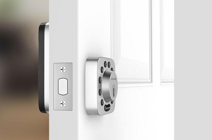 Ultraloq U-Bolt Bluetooth Enabled & Keypad Smart Deadbolt Black infographic 1 of 4
