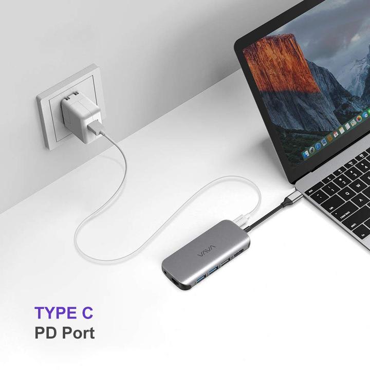 VAVA 9-in-1 Adapter Hub 4K USB-C to HDMI Ethernet Port VA-UC016 infographic 4 of 5