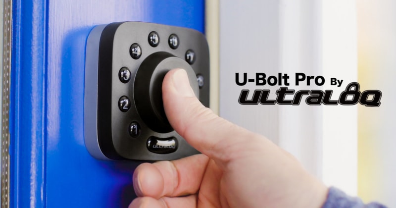 Ultraloq U-Bolt Pro Bluetooth Enabled Fingerprint & Keypad Deadbolt infographic 1 of 7