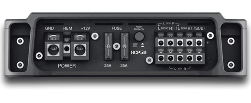 Hertz HCP5D Class D 5 Channel 1500W Car Amplifier infographic 1 of 2