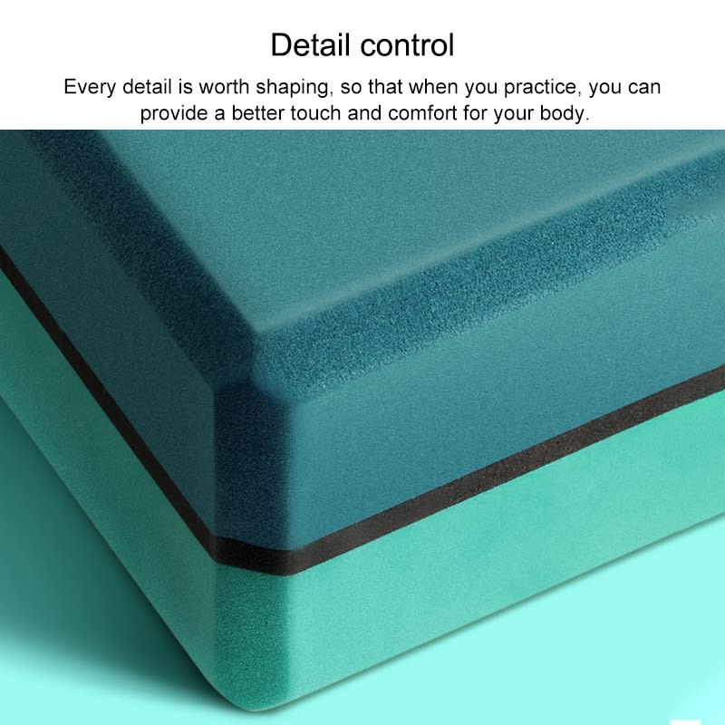 Yunmai Yoga Brick Set of 2 Foam Block High Density Odorless White Grey infographic 3 of 3