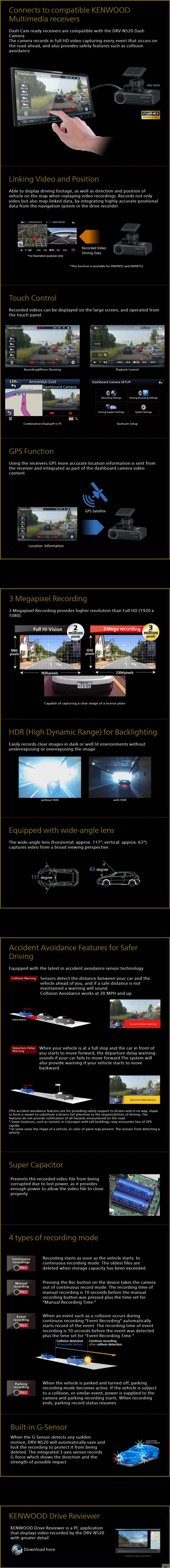DRV-N520 features