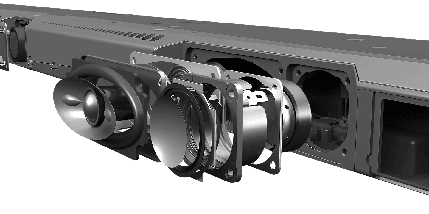 Samsung HWQ70T/XY 330W 3.1.2 Channel Soundbar Dolby Atmos + Subwoofer