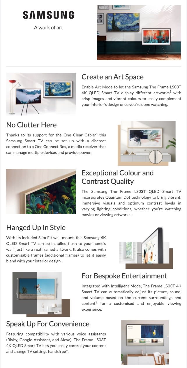 product info