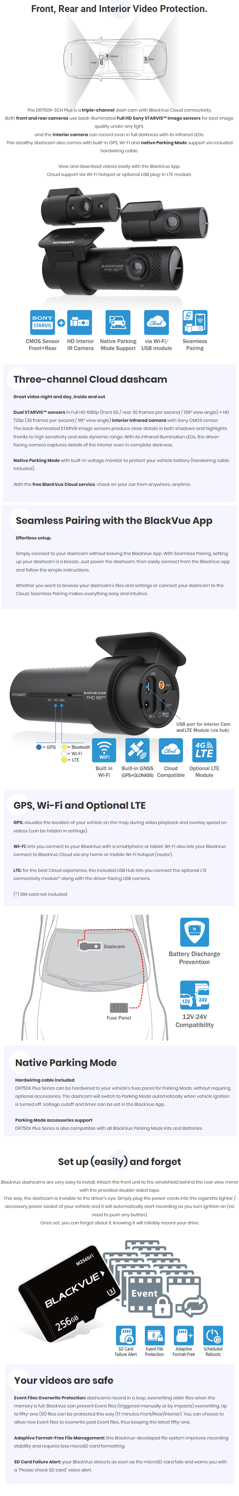 DR750X-3CH-32-PL features