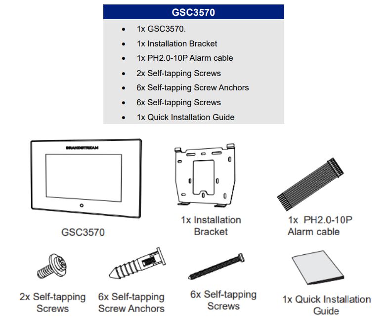 product info