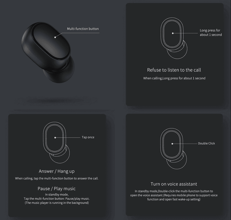 Xiaomi ZBW4480GL features