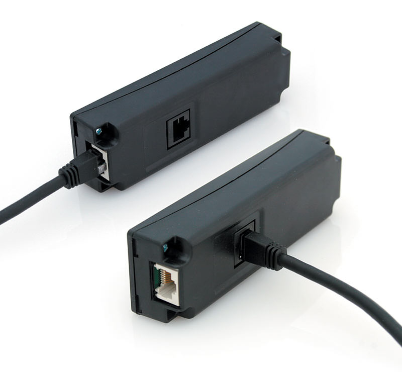 Scangauge rear view with RJ45 connector