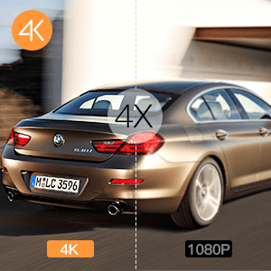 Apeman 4K and 1080p video quality