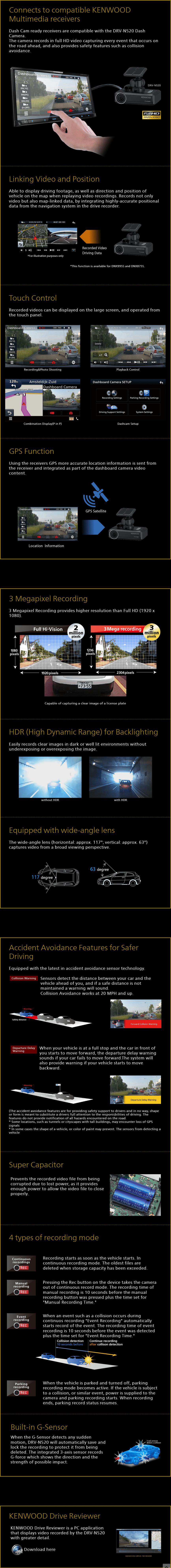 DRV-N520 features