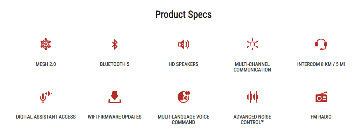 SENA 50S-01 features