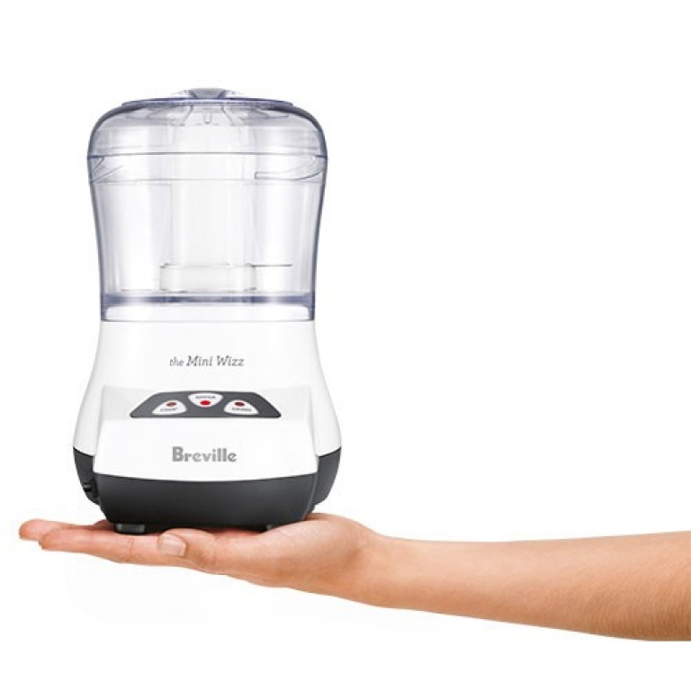 Breville Small and Compact Food Processor in Hand