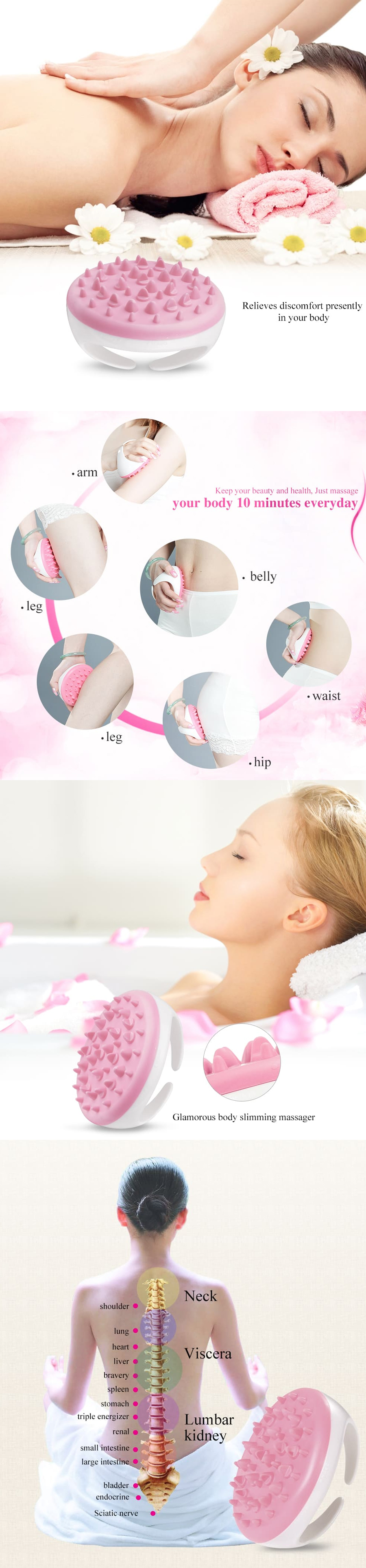 TouchBeauty Soft Silicon Body Massager