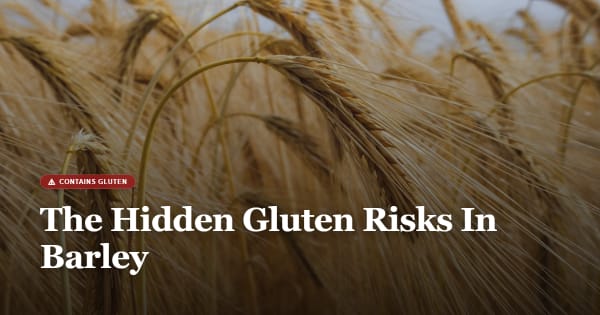 is barley gluten free