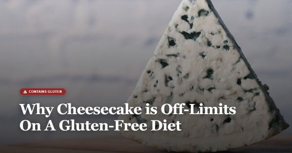 is cheesecake gluten free